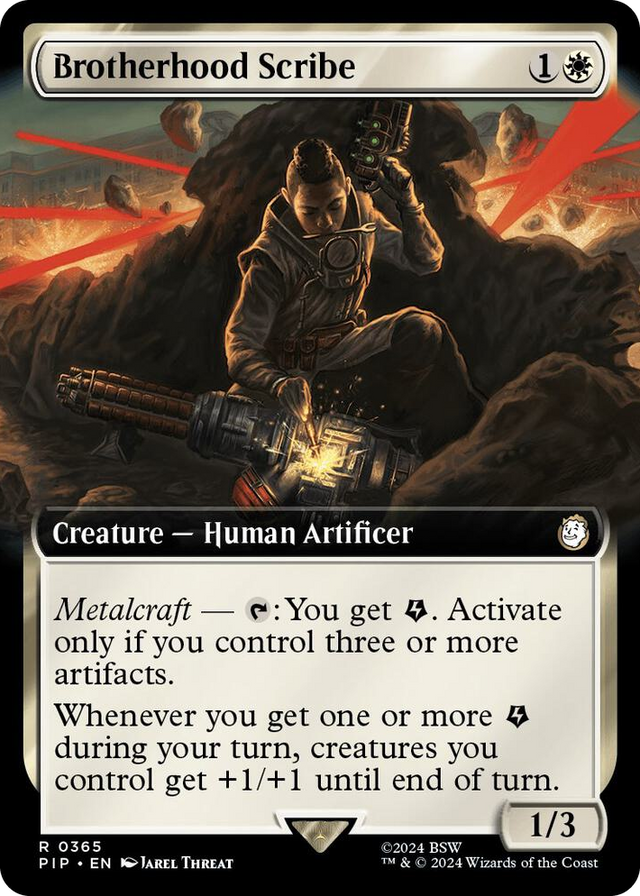 0365 Brotherhood Scribe (Extended Art) R Universes Beyond: Fallout