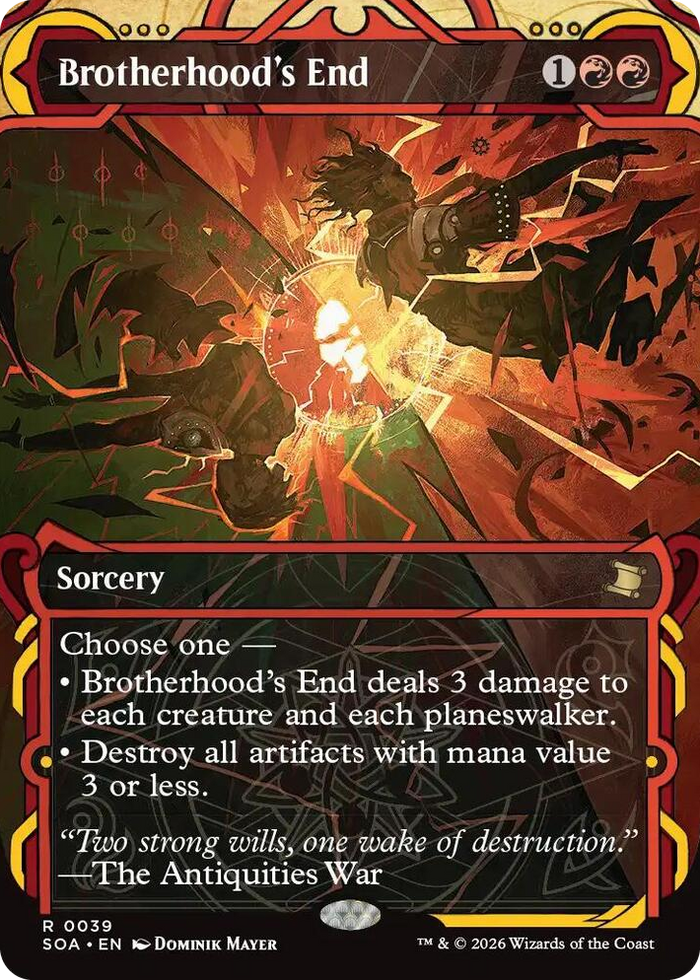 Brotherhood's End #39 R - Secrets of Strixhaven: Mystical Archive Pokemon card