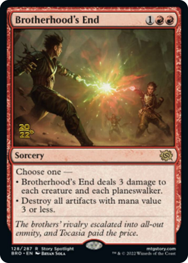 0128 Brotherhood's End R Prerelease Cards