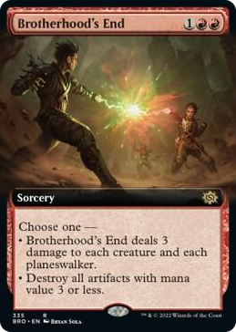 0335 Brotherhood's End (Extended Art) R The Brothers' War
