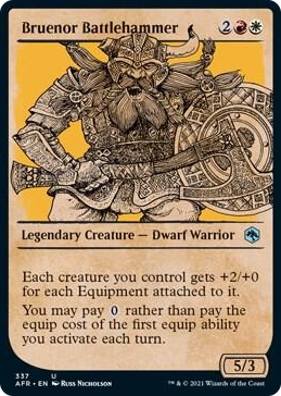 0337 Bruenor Battlehammer (Showcase) U Adventures in the Forgotten Realms