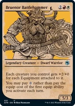 0337 Bruenor Battlehammer (Showcase) U Adventures in the Forgotten Realms