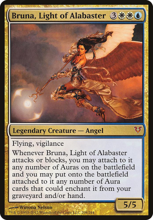0208 Bruna, Light of Alabaster (Open the Helvault) P Oversize Cards