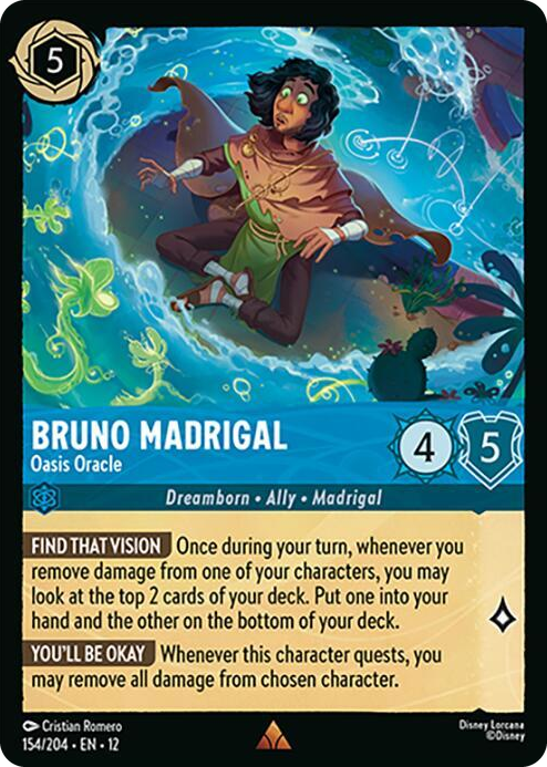 0154 Bruno Madrigal - Oasis Oracle Rare Wilds Unknown
