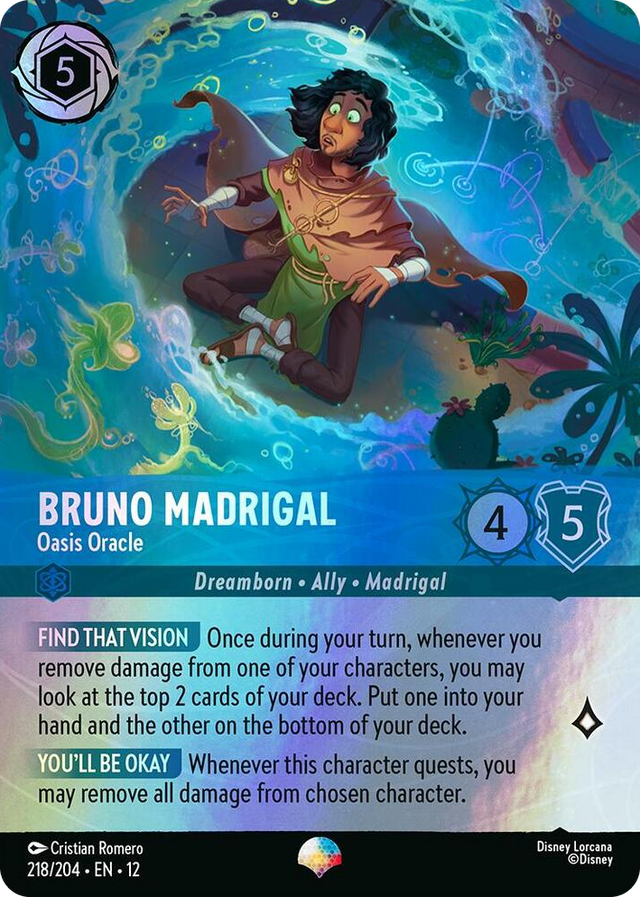 0218 Bruno Madrigal - Oasis Oracle (Epic) Epic Wilds Unknown