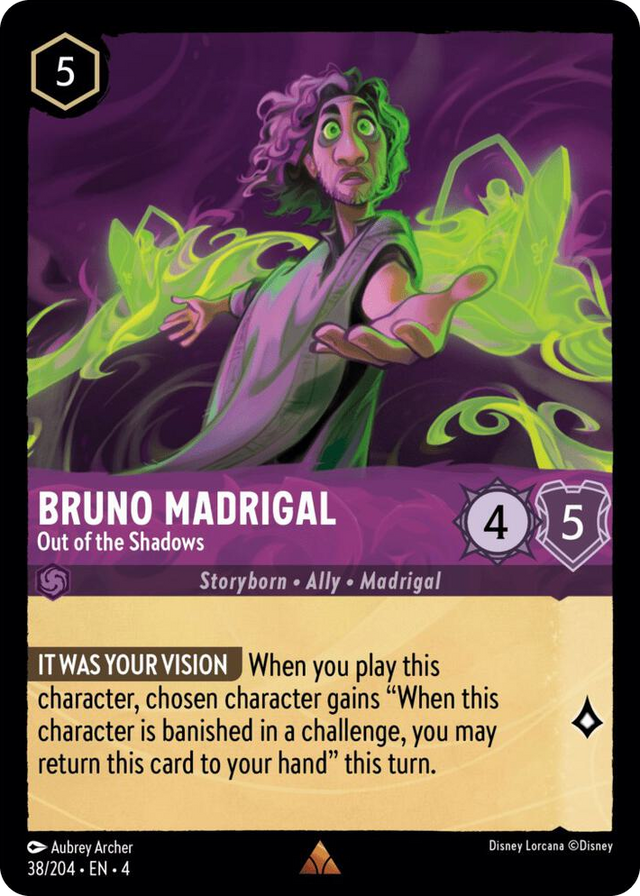 0038 Bruno Madrigal - Out of the Shadows Rare Ursula's Return