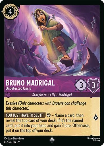 0000 Bruno Madrigal - Undetected Uncle Super Rare Fabled