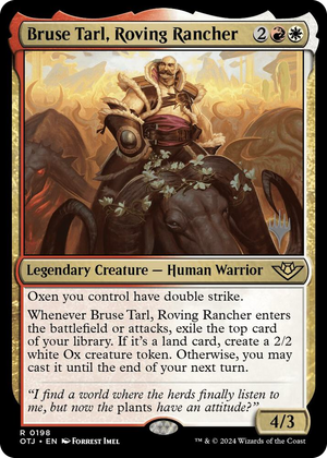 0198 Bruse Tarl, Roving Rancher R Promo Pack: Outlaws of Thunder Junction