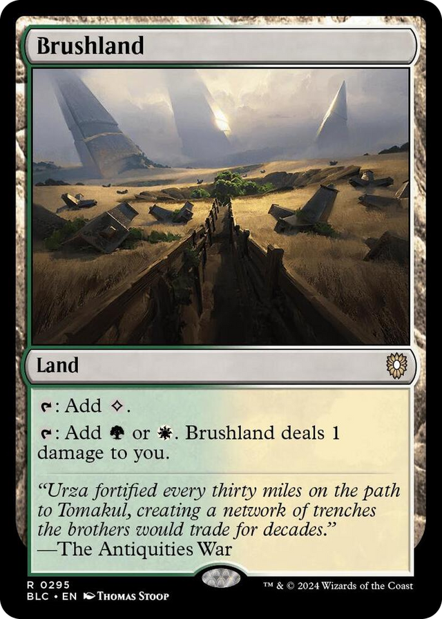 0295 Brushland R Commander: Bloomburrow