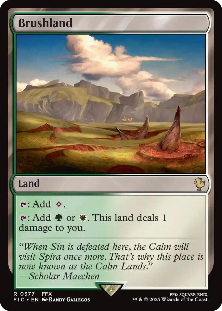 0377 Brushland R Commander: FINAL FANTASY