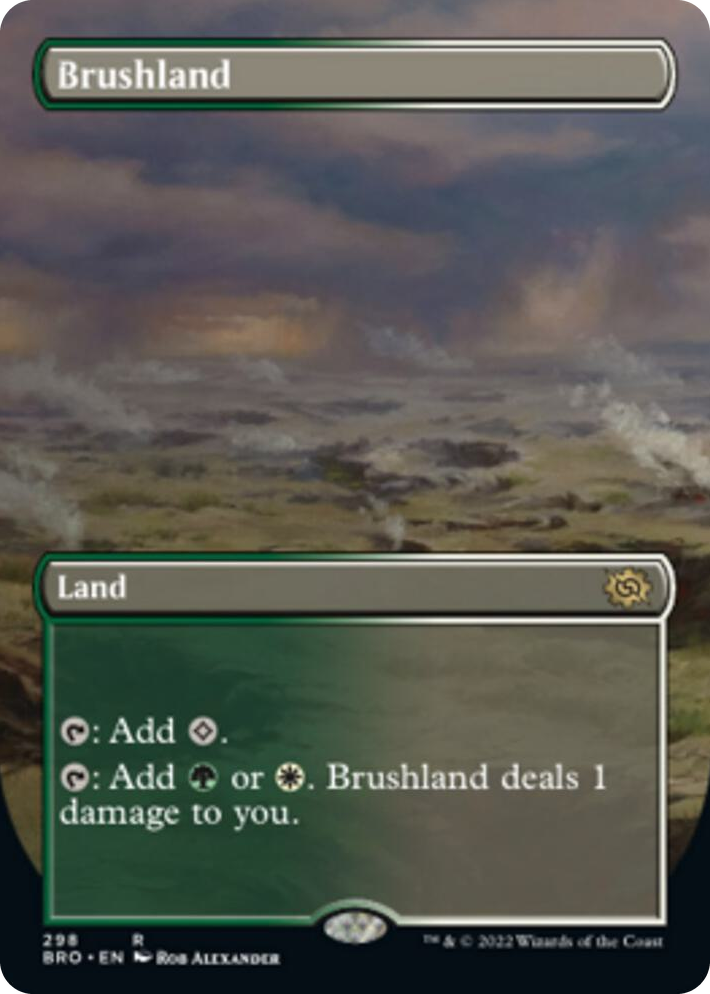 0298 Brushland (Borderless) R The Brothers' War