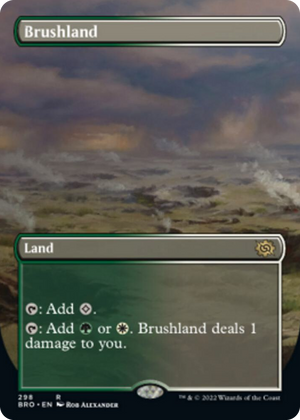 0298 Brushland (Borderless) R The Brothers' War