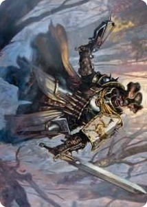 0013 Brutal Cathar Art Card S Art Series: Innistrad: Midnight Hunt