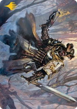 0013 Brutal Cathar Art Card (Gold-Stamped Signature) S Art Series: Innistrad: Midnight Hunt