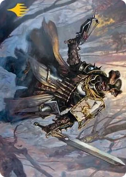 0013 Brutal Cathar Art Card (Gold-Stamped Signature) S Art Series: Innistrad: Midnight Hunt