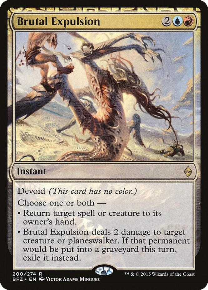 Brutal Expulsion #200 R - Battle for Zendikar Pokemon card
