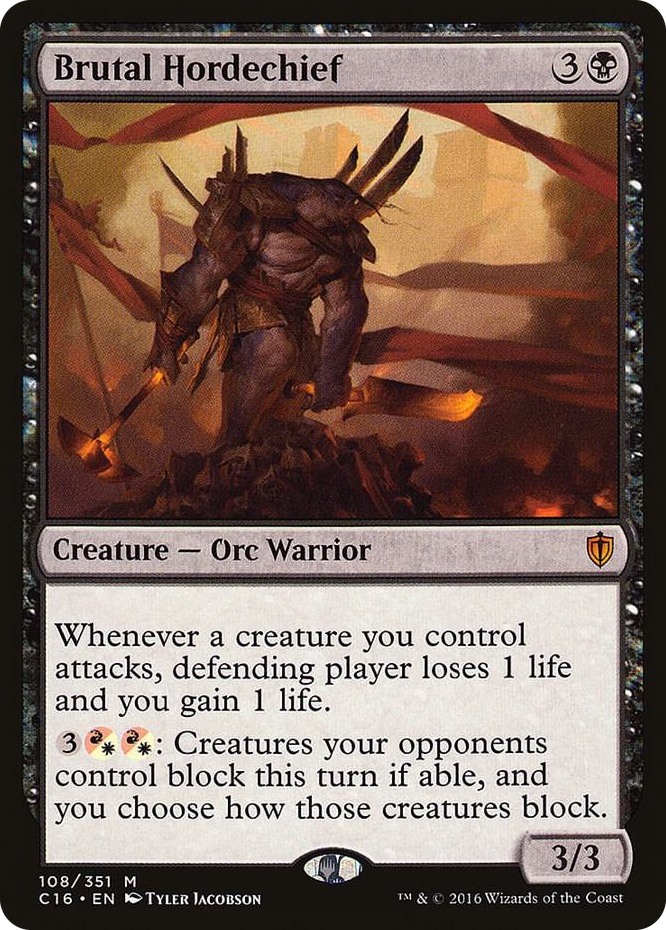 Brutal Hordechief #108 M - Commander 2016 Pokemon card