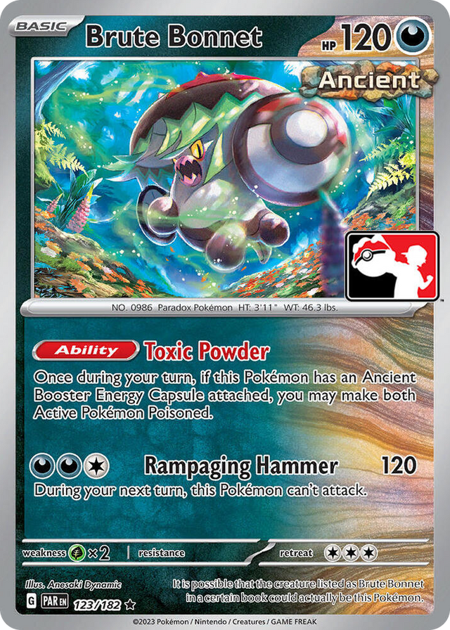 0123 Brute Bonnet Rare Prize Pack Series Cards