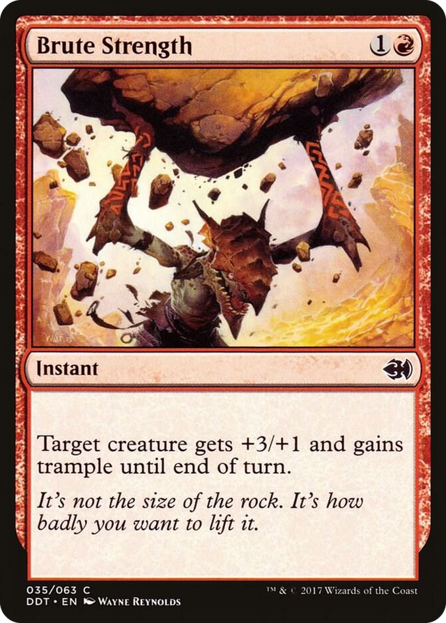 0035 Brute Strength C Duel Decks: Merfolk vs. Goblins