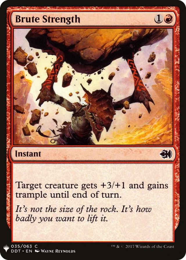 0035 Brute Strength C The List Reprints