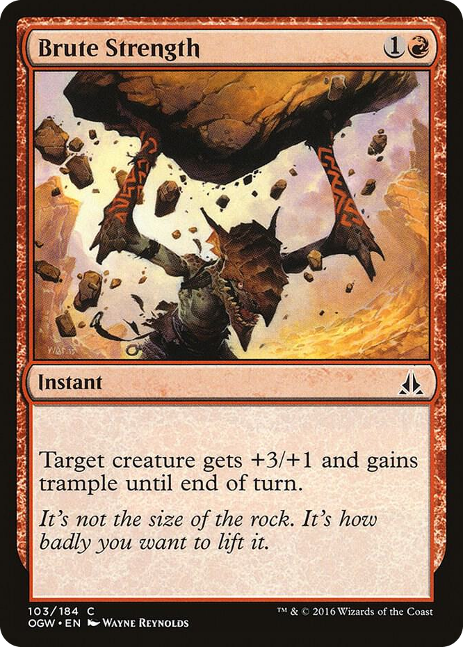 Brute Strength #103 C - Oath of the Gatewatch Pokemon card