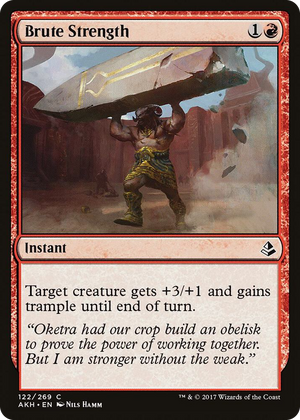 0122 Brute Strength C Amonkhet