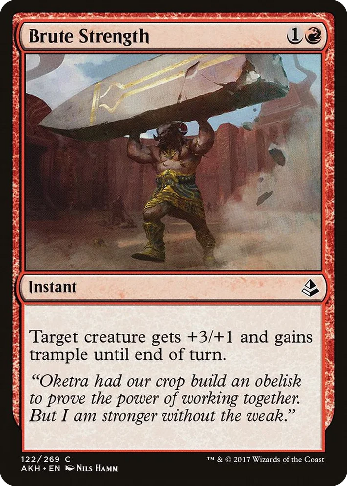 0122 Brute Strength C Amonkhet