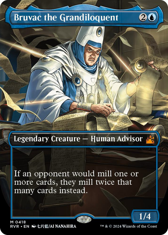 0418 Bruvac the Grandiloquent (Anime Borderless) M Ravnica Remastered