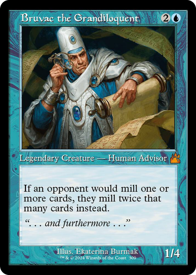 0309 Bruvac the Grandiloquent (Retro Frame) M Ravnica Remastered