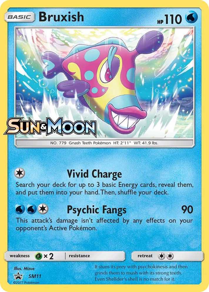 SM011 Bruxish - SM11 (Prerelease) Promo SM Promos