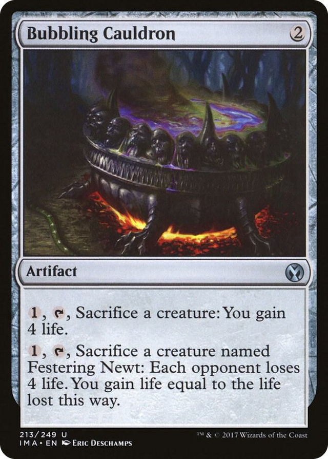 0213 Bubbling Cauldron U Iconic Masters