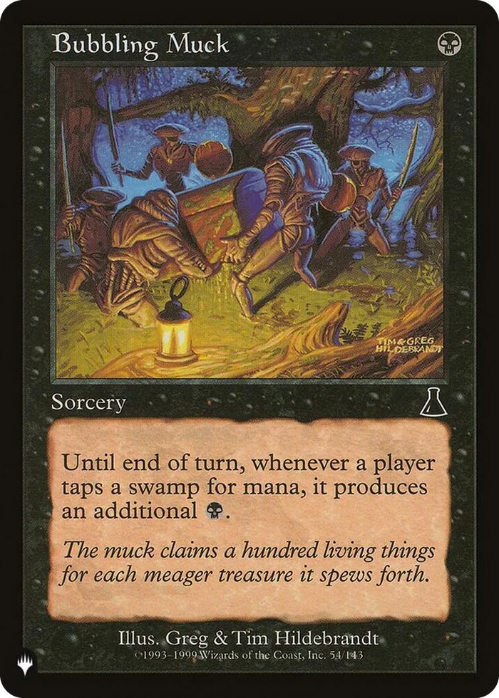 0054 Bubbling Muck C The List Reprints