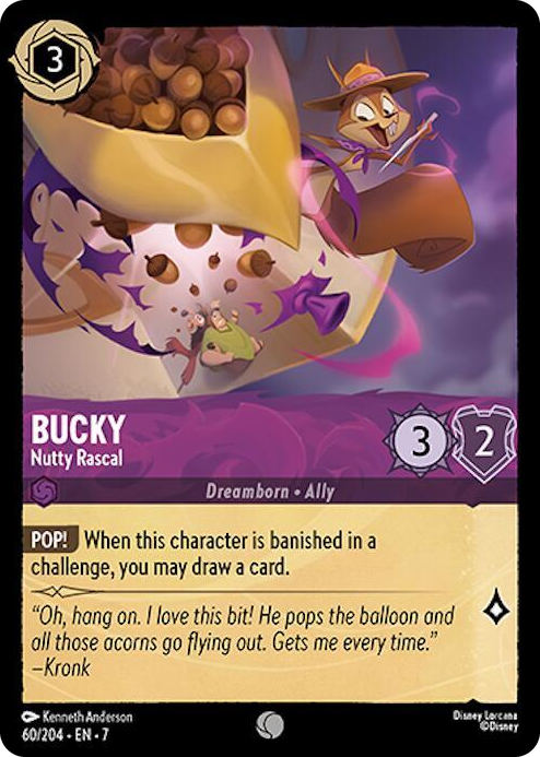 0060 Bucky - Nutty Rascal Common Archazia's Island