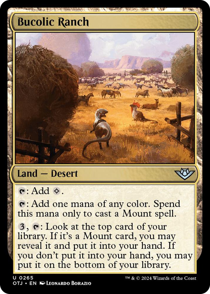 0265 Bucolic Ranch U Outlaws of Thunder Junction