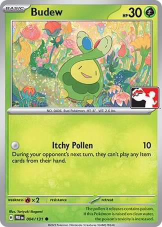 0004 Budew Common Prize Pack Series Cards