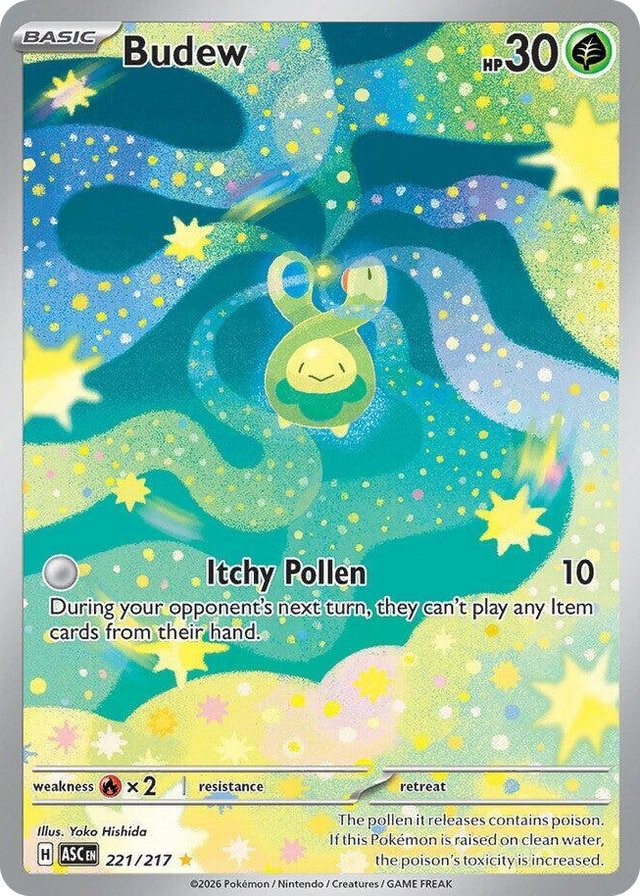 0221 Budew Illustration Rare Ascended Heroes