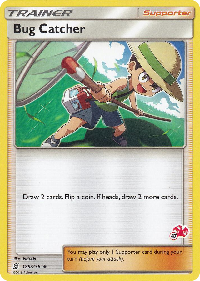 0189 Bug Catcher - 189/236 (#47 Charizard Stamped) Promo Battle Academy