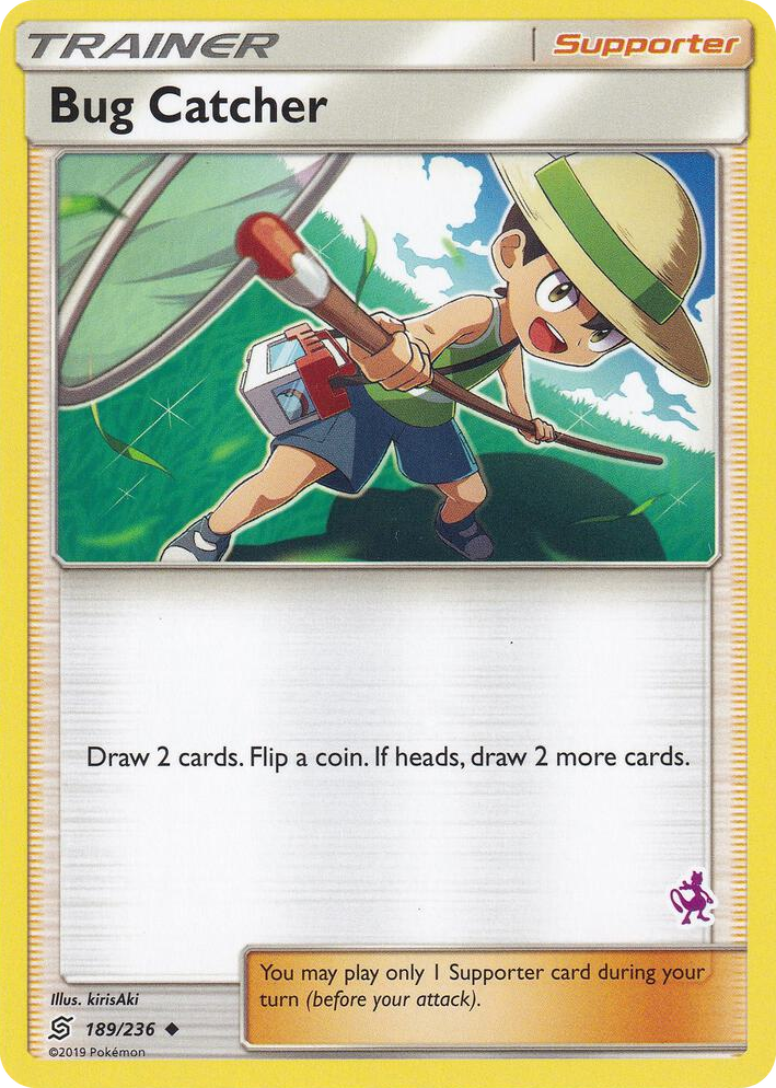 0189 Bug Catcher - 189/236 (Mewtwo Stamped) Promo Battle Academy