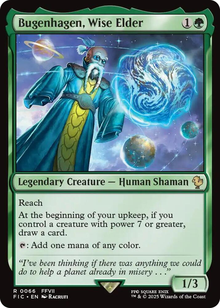 0066 Bugenhagen, Wise Elder R Commander: FINAL FANTASY
