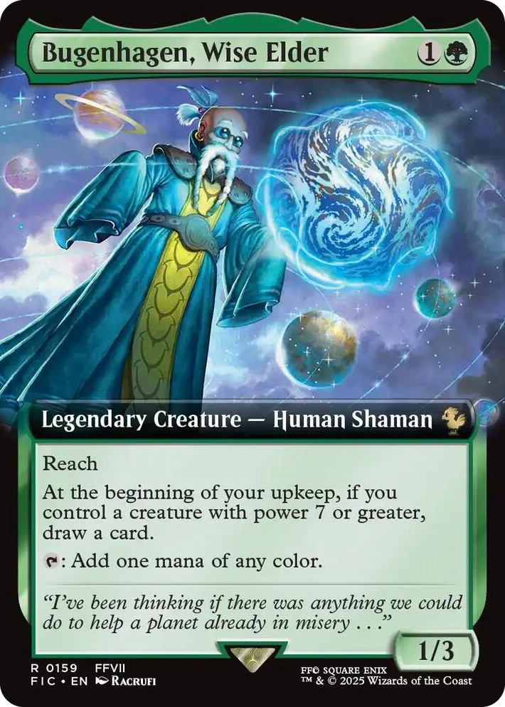 0159 Bugenhagen, Wise Elder (Extended Art) R Commander: FINAL FANTASY