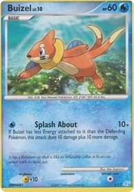 0001 Buizel Common DP Trainer Kit: Manaphy & Lucario