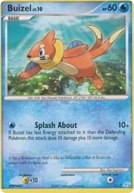 0001 Buizel Common DP Trainer Kit: Manaphy & Lucario