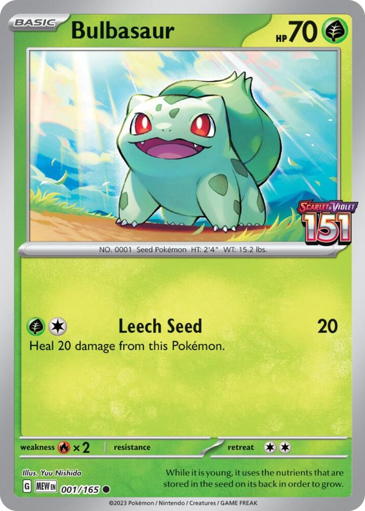 0001 Bulbasaur - 001/165 (Best Buy Exclusive) Promo Miscellaneous Cards & Products