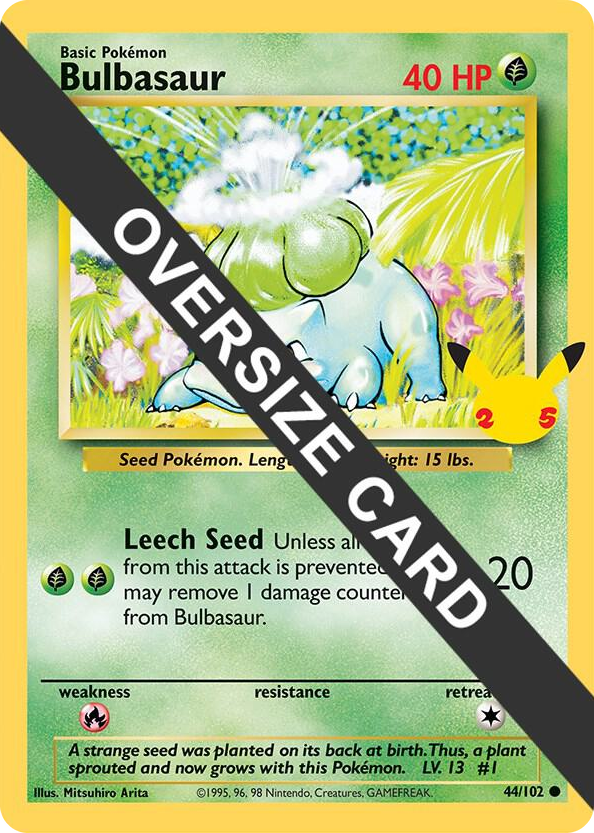 0044 Bulbasaur Promo First Partner Pack