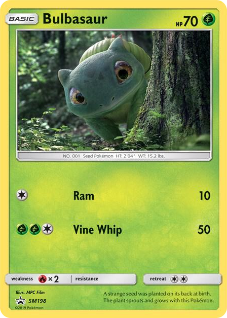 SM198 Bulbasaur - SM198 (In-Store Event Promo) Promo SM Promos