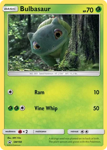 SM198 Bulbasaur - SM198 (In-Store Event Promo) Promo SM Promos