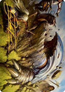 0016 Bulette Art Card (Gold-Stamped Signature) S Art Series: Adventures in the Forgotten Realms