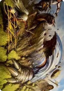0016 Bulette Art Card (Gold-Stamped Signature) S Art Series: Adventures in the Forgotten Realms