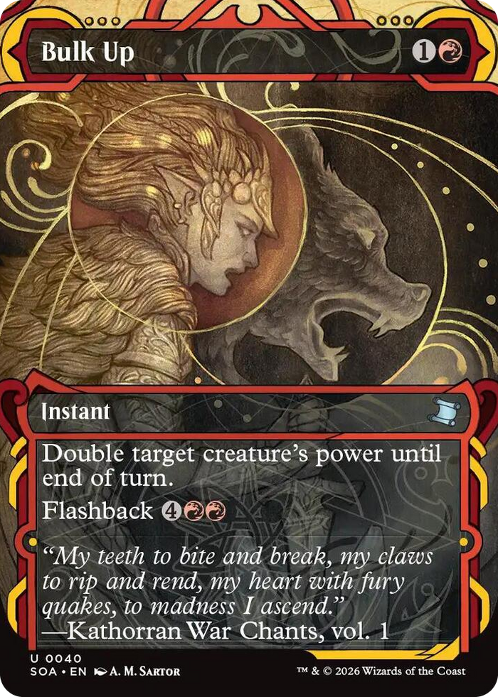 Bulk Up #40 U - Secrets of Strixhaven: Mystical Archive Pokemon card
