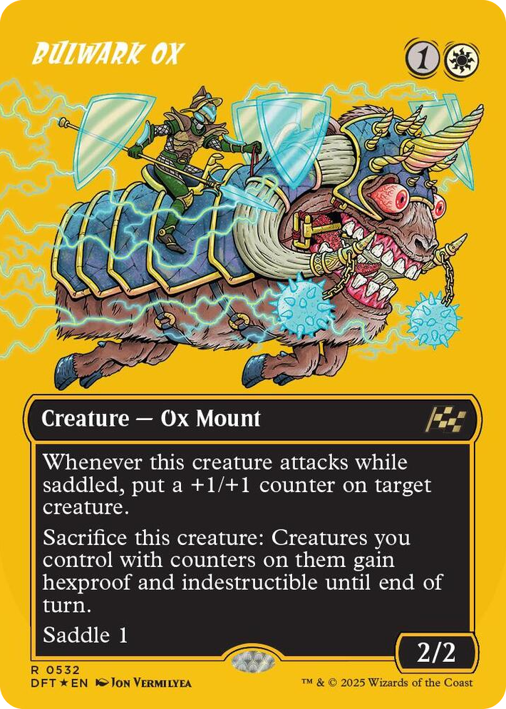 0532 Bulwark Ox (Borderless) (First-Place Foil) R Aetherdrift